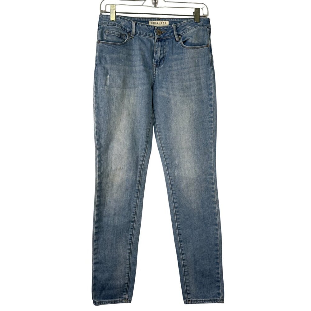 Bullhead Denim Co. Womens Low Rise Skinnest Jeans Size 5 Light Wash